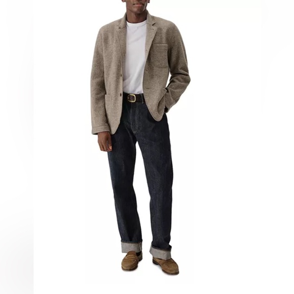 Buck Mason Brown Felted Wool Chore Jacket Small - Picture 2 of 10